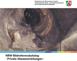 The NRW environment ministry's "Private waste-water sewers" image reference collection