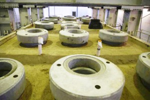 manholes in IKT's large-scale test facility