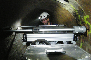 MAC system in sewer in Düsseldorf