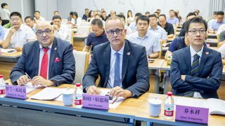 IKT and CTHR representatives in the front row at the opening conference in Beijing